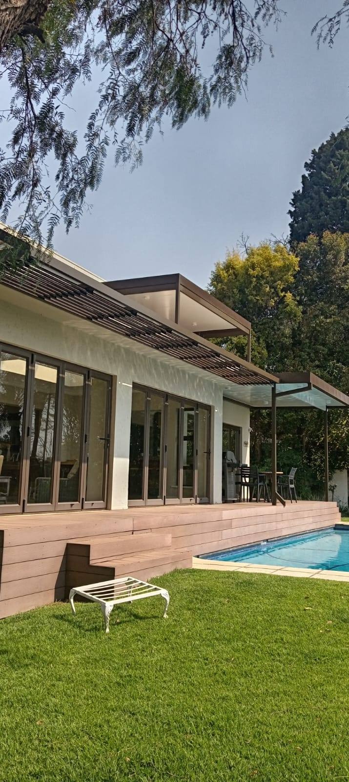Bronze Frame, Three Roof Treatments