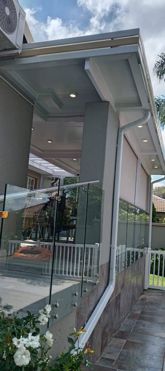 Patio Ceiling with Roll-Down Blinds — Radiokop