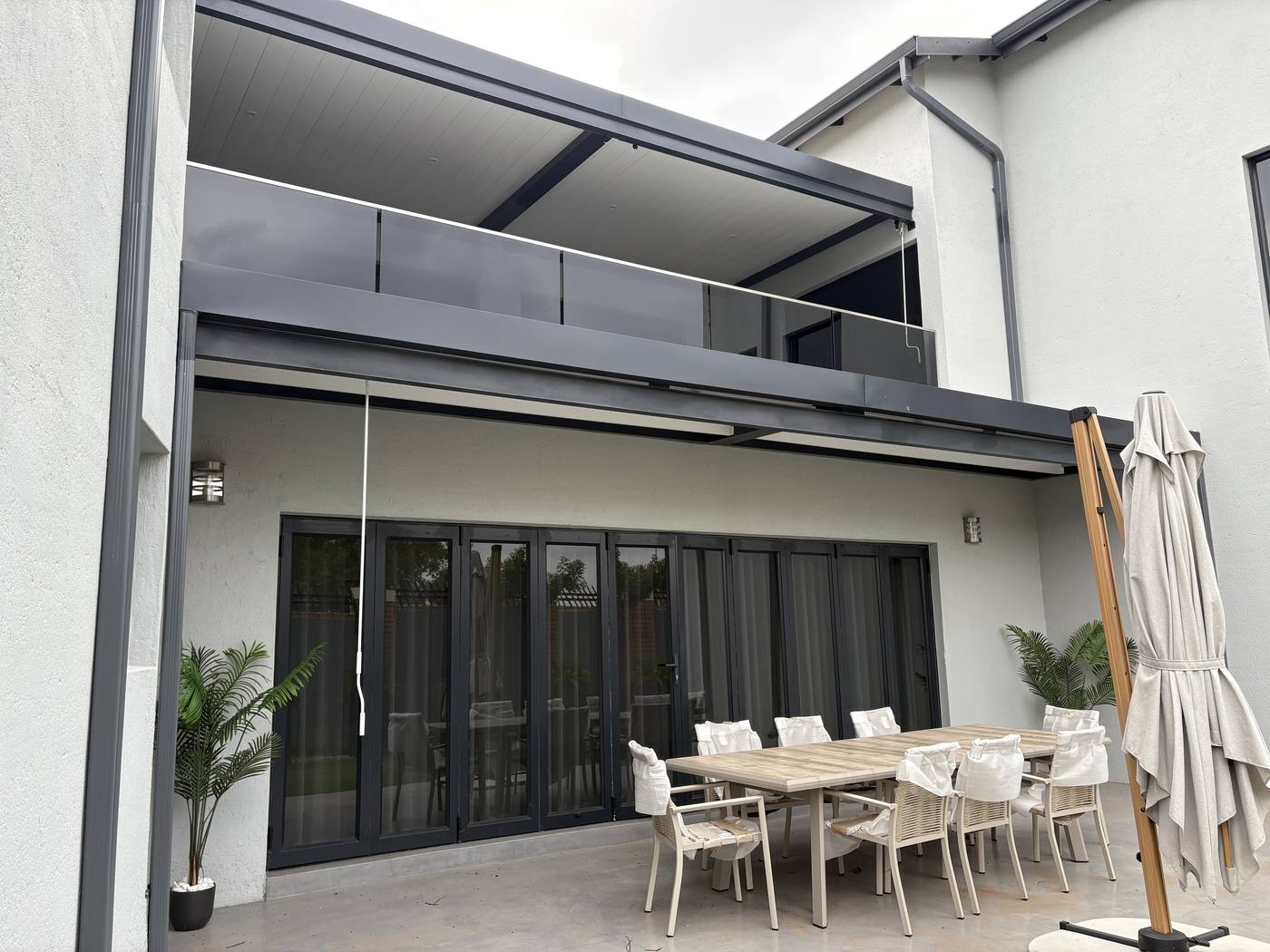 Patio Ceilings on Two Levels