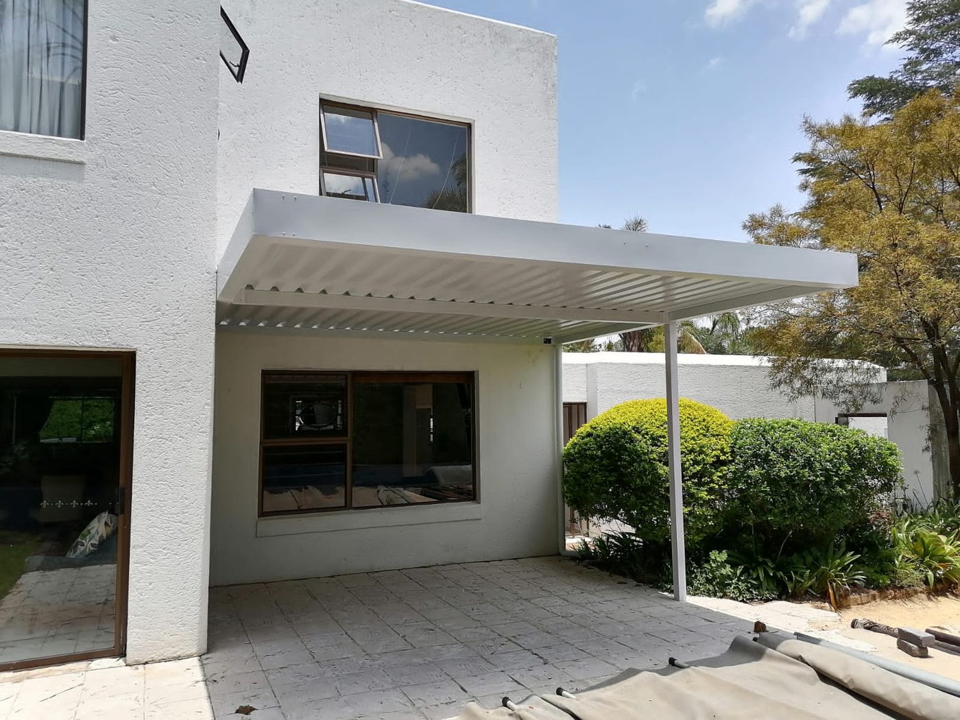 IBR awning over patio